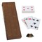 WE Games 3 Player Wooden Cribbage Set - Easy Grip Pegs and 2 Decks of Cards Inside of Board